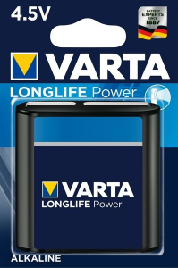 Varta Longlife Power alkáli elem 3LR12 4.5 V (1db/csomag)  (4912121411)